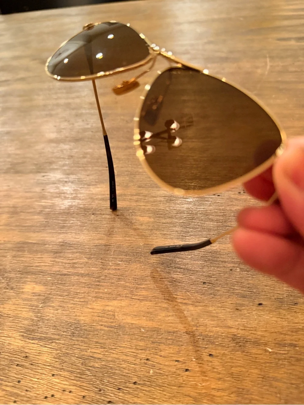 Saint Laurent SL 831 Vesper Sunglasses Brown with Gold Trim Case